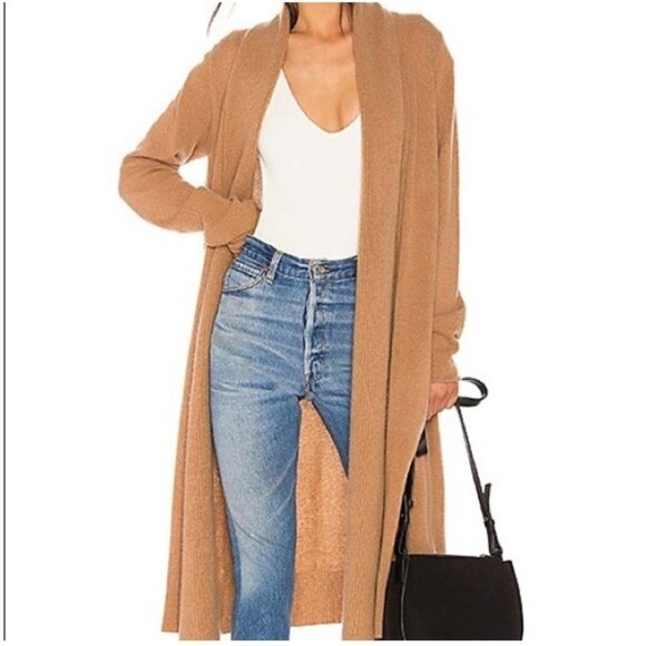 Lovers + Friends Women's Half Sleeve Open Front Long Cardigan - Small